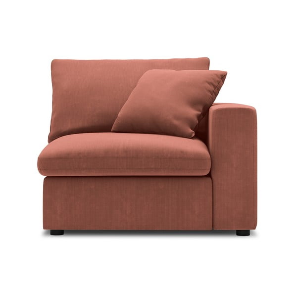 Rozā modulārā dīvāna stūra daļa Windsor & Co Sofas Galaxy, labais stūris