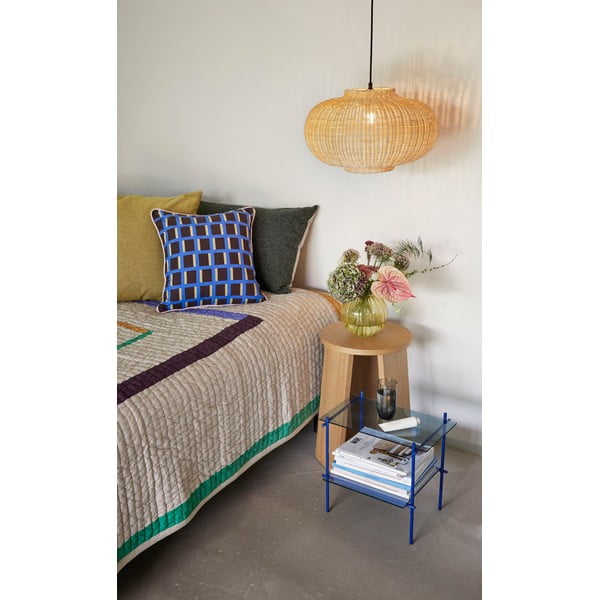 Sānu galdiņš ar stikla galda virsmu Niche – Hübsch-image-3