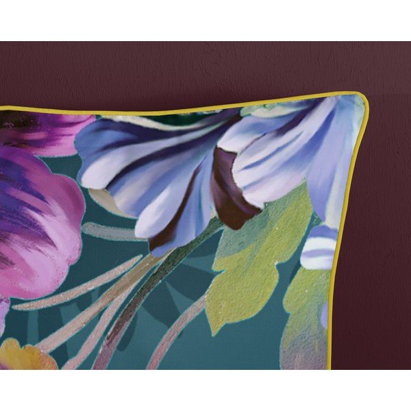 Zaļganzila divguļamā gultas veļa no kokvilnas satīna 240x220 cm Novara – Descanso-image-3