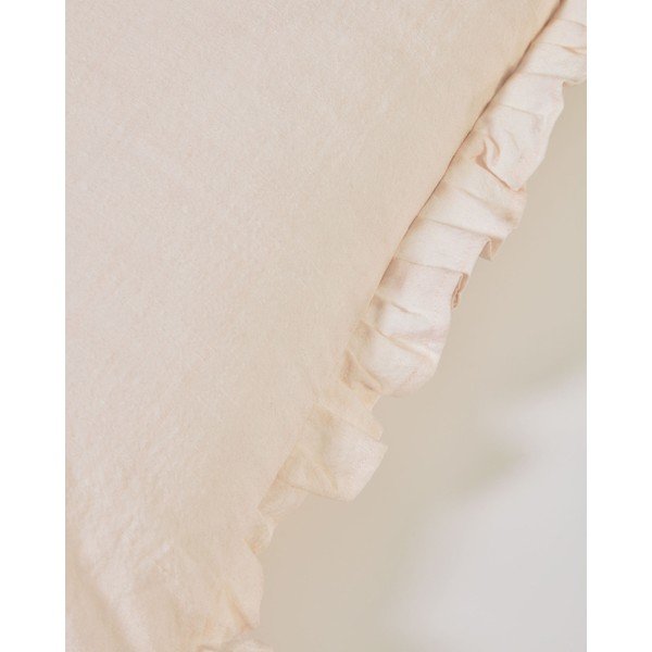 Spilvendrāna no lina maisījuma 45x45 cm Nacha – Kave Home-image-1