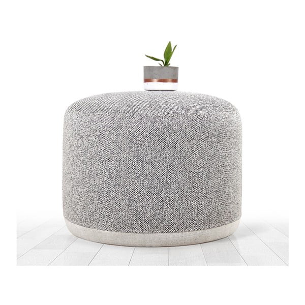 Gaiši pelēks pufs Cedre – Artie-image-1