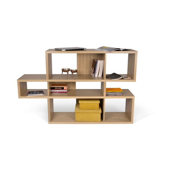 Brūns grāmatu plaukts TemaHome London, 34 x 100 cm-image-4