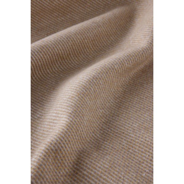 Gaiši brūns pleds ar kokvilnu Euromant Jade, 140 x 160 cm-image-3