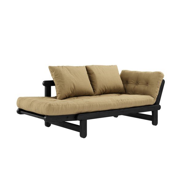 Izvelkamais dīvāns Karup Design Beat Black Wheat Beige-image-4