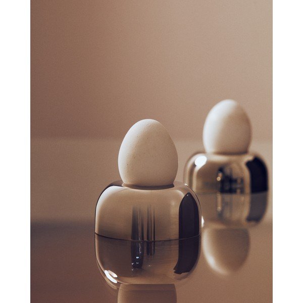 Nerūsējošā tērauda olu trauciņi (2 gab.) Nirela – Kave Home-image-1