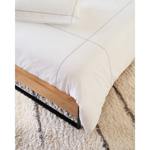 Dabīga toņa vienvietīga gulta ar režģi 90x190 cm Taiana – Kave Home-image-4