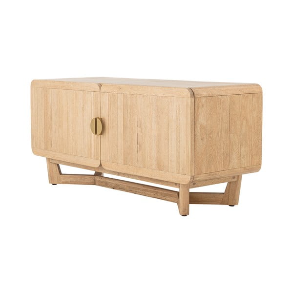 Dabīga toņa gumijkoka masīvkoka kumode 120x55x45 cm Serrone – Bloomingville-image-3