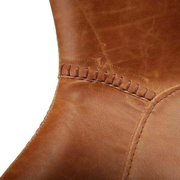 Brūns eko ādas ēdamistabas krēsls DAN-FORM Denmark Hype-image-4