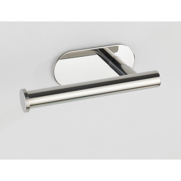 Nerūsējošā tērauda tualetes papīra turētājs bez urbšanas Wenko Turbo-Loc® Orea Shine-image-1