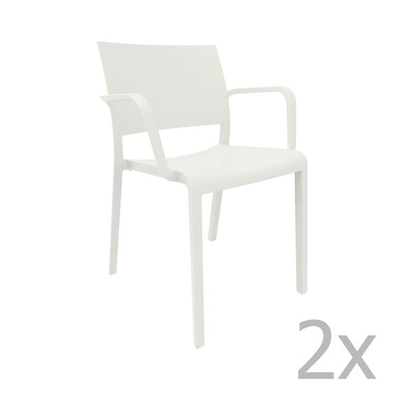 2 baltu dārza krēslu komplekts Resol Fiona New
