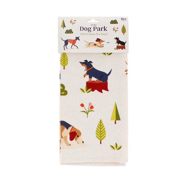 Kokvilnas trauku dvielis 70x50 cm Dog Park – Rex London-image-2