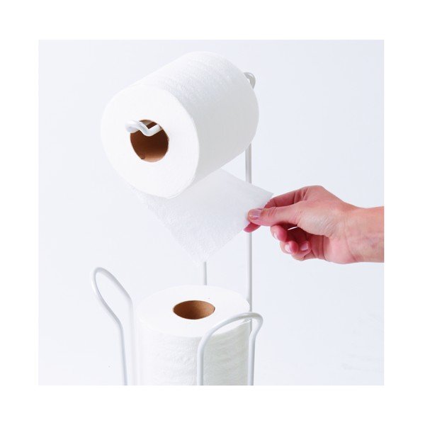 Balts tērauda tualetes papīra turētājs Classico – iDesign-image-1