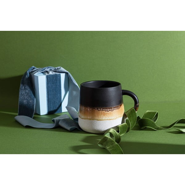 Melna māla krūze 360 ml Mojave – Sass & Belle-image-3