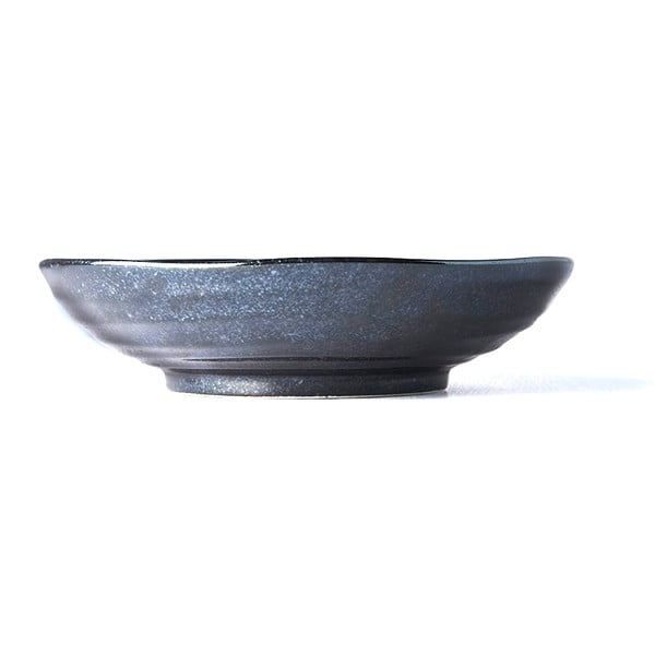 Melns keramikas dziļais šķīvis MIJ Matt, ø 21 cm