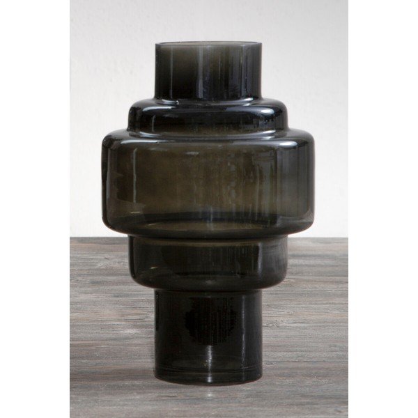 Melna stikla vāze (augstums 30 cm) Cayden – Premier Housewares-image-4
