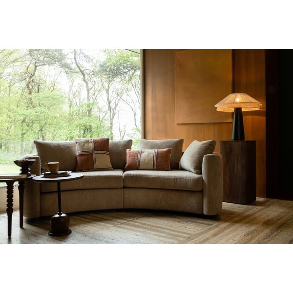 Melnbalta galda lampa ar auduma abažūru (augstums 62 cm) Elon – Dutchbone-image-3