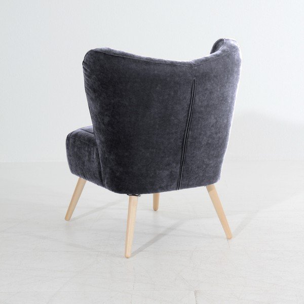 Antracīta krēsls Max Winzer Sari Velur-image-3