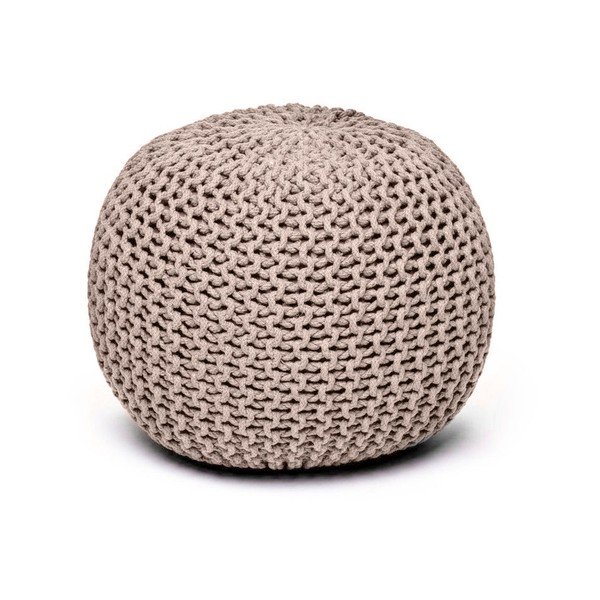 Pelēki brūns dīvāna pufs Bonami Essentials Jagger