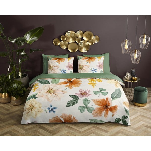 Divguļamā gultas veļa no kokvilnas satīna 240x220 cm Annabelle – Descanso-image-1