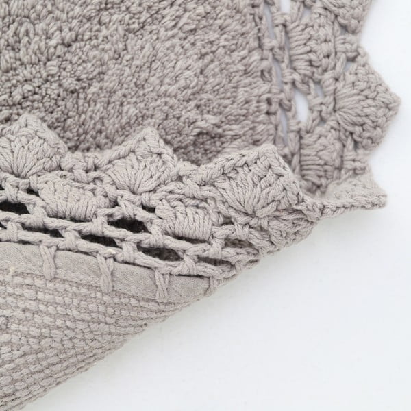 Pelēks mazgājams apaļš paklājs ø 110 cm Perla – Nattiot-image-1