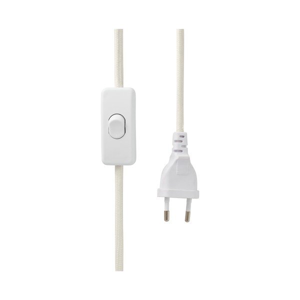 Krēmkrāsas tekstila galda lampa (augstums 46 cm) Fay – Ellos Home-image-4