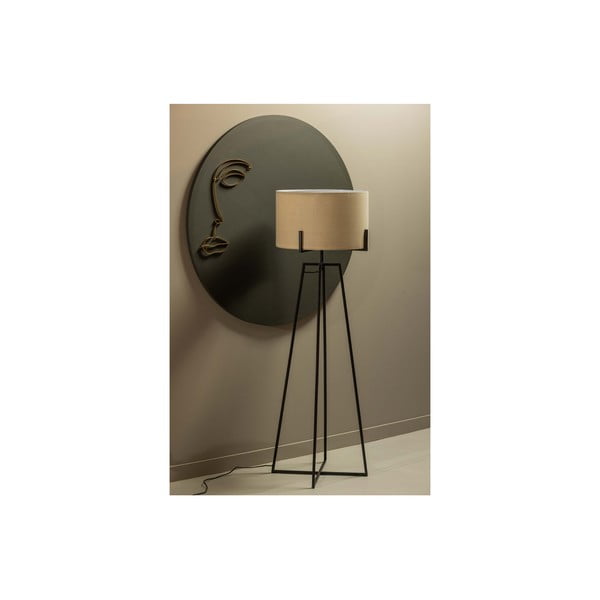 Bēša stāvlampa no auduma (augstums 160 cm) Holly – WOOOD-image-3