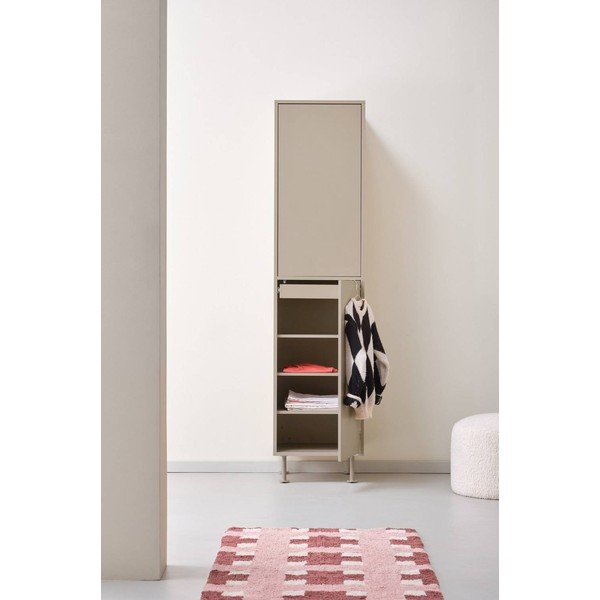 Bēšs drēbju skapis no MDF 50x210x55 cm Kipp – Jotex-image-2