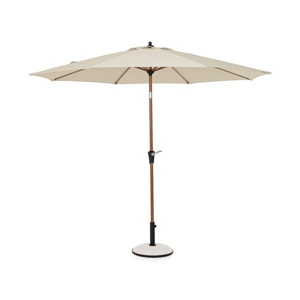 Bēšs saulessargs ø 300 cm Palinuro – Bizzotto