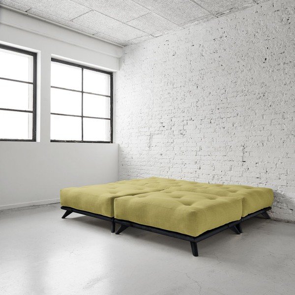 Senza kāju paliktnis Black/Avocado Green-image-3