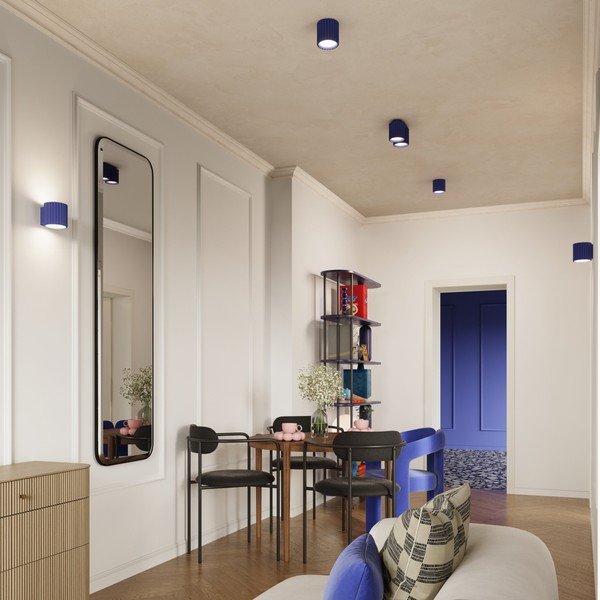 Zila sienas lampa ø 10 cm Zora – Sollux-image-4