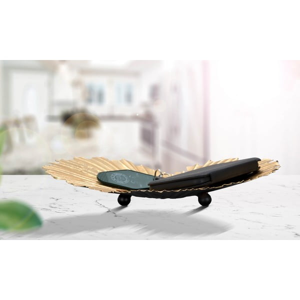 Metāla dekoratīva paplāte 29x25 cm Heart – Mauro Ferretti-image-1