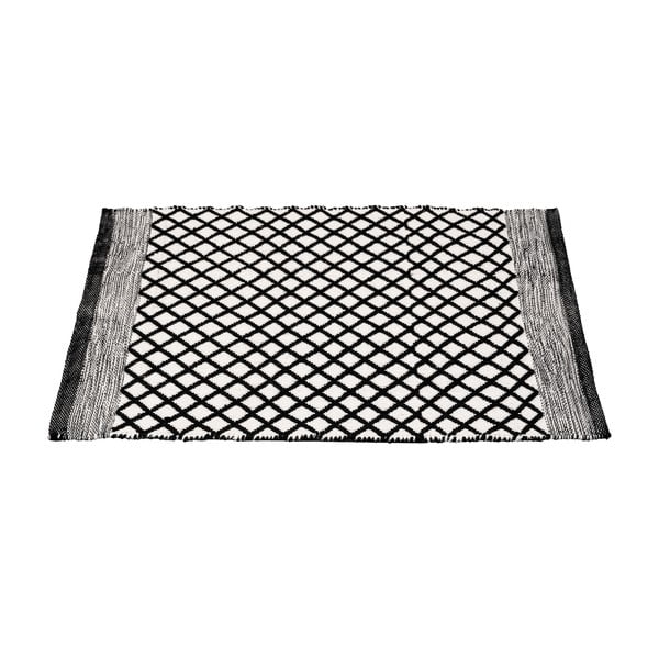 Melnbalts pārstrādātas plastmasas vannas istabas paklājiņš 50x80 cm Tara – Wenko-image-2