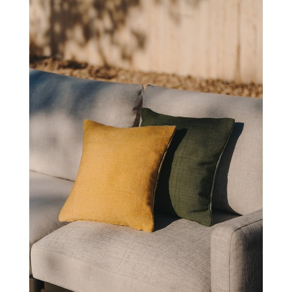 Gaiši pelēks dārza modulārais dīvāns 201 cm Sorells – Kave Home-image-3