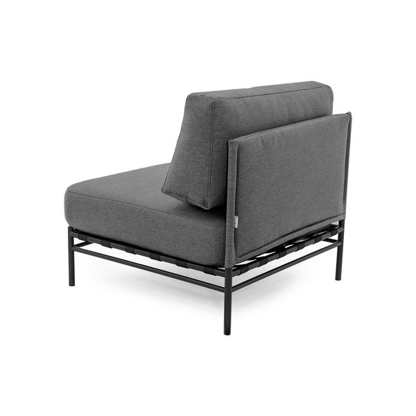 Tumši pelēks modulārais dārza dīvāns (vidējā moduļa) Dandy – Sit Sit-image-4
