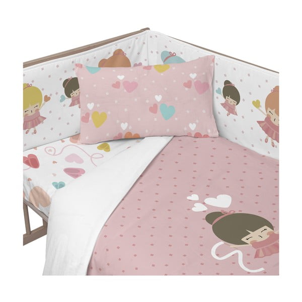 Bērnu gultiņas apmalīte 210 cm Dancing – Mr. Fox-image-1