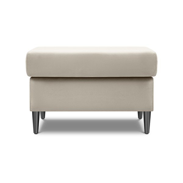 Bēšs samta kāju soliņš Kyoto – Cosmopolitan Design