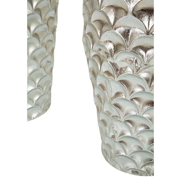 Sudraba krāsas metāla augstas vāzes (2 gab.) (augstums 92 cm) Silvy – Mauro Ferretti-image-4