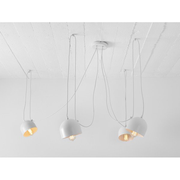 Balta griestu lampa ar 4 spuldzēm CustomForm Popo-image-4