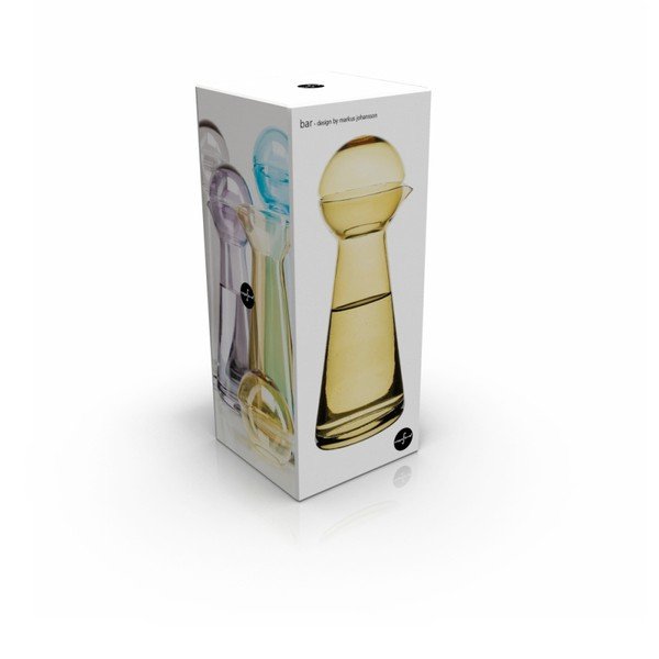 Dzintara vīna dekanteris Sagaform Birdie, 0,5 l-image-4