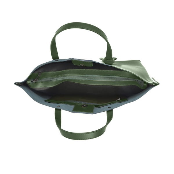 Zaļa ādas rokassomiņa Luisa Vannini Veronica-image-3