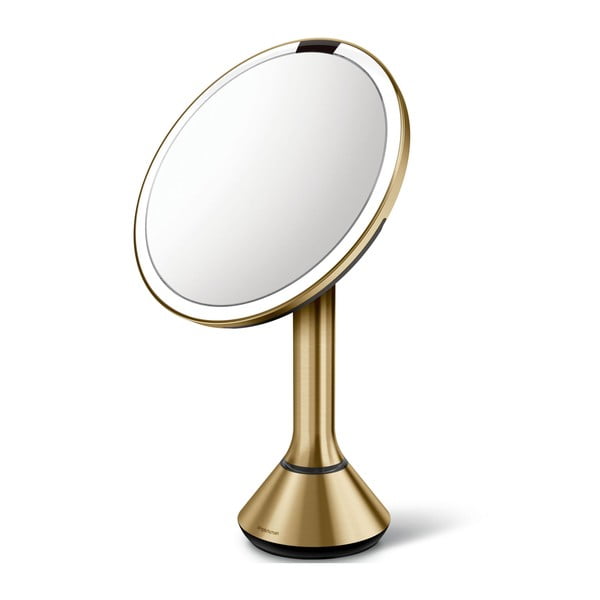 Kosmētikas spogulis ar gaismu/palielināmais (5x) ø 20 cm Sensor – simplehuman-image-4