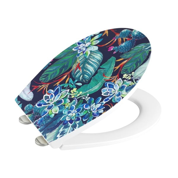 Automātiski aizverams tualetes poda sēdeklis 37,5 x 44,5 cm Manaus – Wenko-image-4