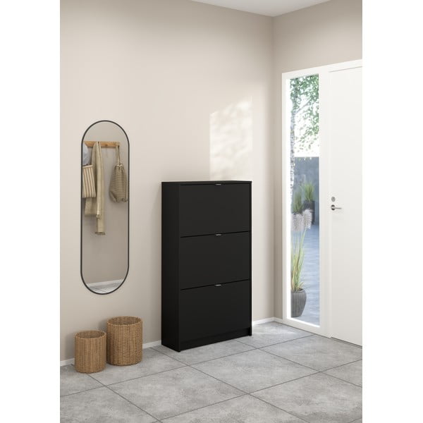 Melns atverams apavu plaukts Shoes – Tvilum-image-1