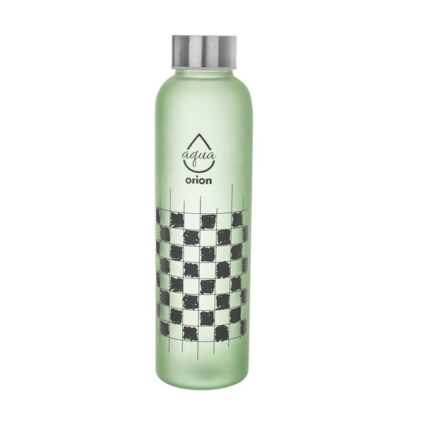 Zaļa stikla pudele 600 ml Šachovnice – Orion