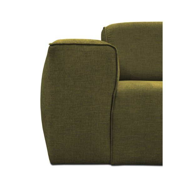 Zaļš trīsvietīgs dīvāns ar pufu Cosmopolitan Design Phoenix-image-3
