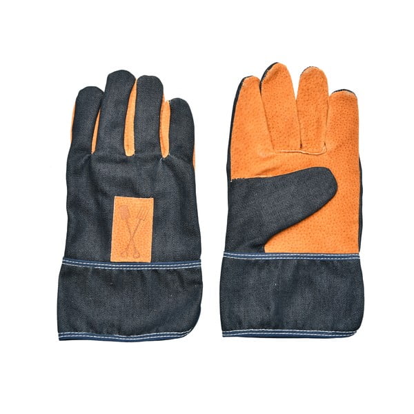 Zili un oranži dārza cimdi Esschert Design Denim-image-3