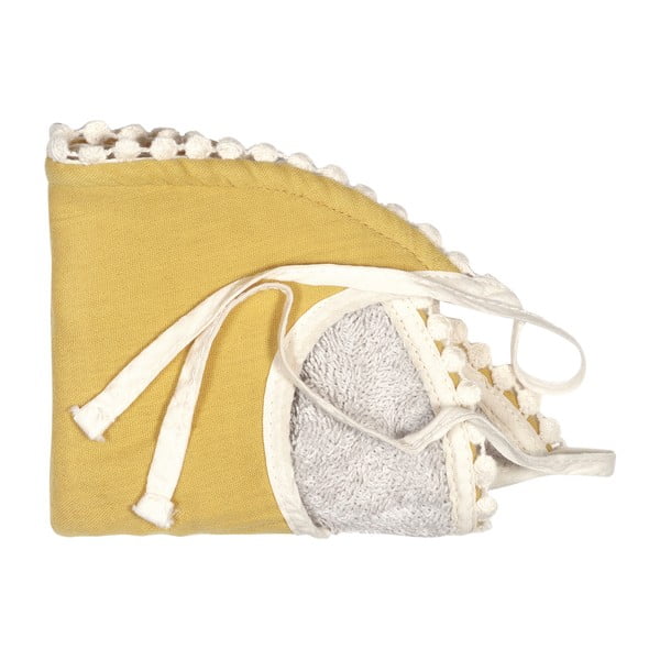 Dzeltens muslīna bērnu priekšautiņš Kindsgut London-image-4