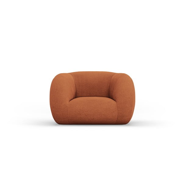 Oranžs atpūtas krēsls no buklē auduma Essen – Cosmopolitan Design