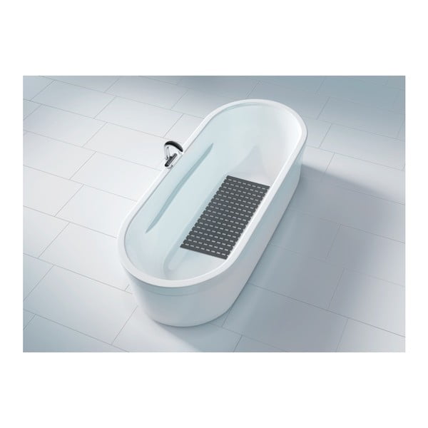 Tumši pelēks dušas vai vannas paklājs Wenko Arinos, 63 x 40 cm-image-2