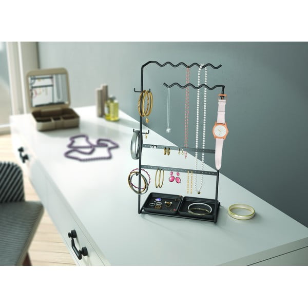 Melns juvelierizstrādājumu organizators Metaltex My Jewels-image-3